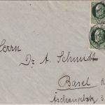 Bayern - 3x5+2x3 Pfg. Ludwig Zensurbrief i.d. SCHWEIZ München - Basel 1915