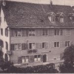 Schweiz - Küsnacht Restaurant zum Ochsen sw-AK ungelaufen ca. 1920