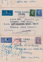 England - Fallmouth Sept/Dec 1942 an 1st Queens Royal Regt. n. NORDAFRIKA/MEF