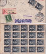 Bayern - 22x2 1/2 + 5 Pfg. Ludwig Eil-Einschreibebrief München - Berne 1916