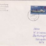 DDR - 50 Pfg. Leipziger Frühjahrsmesse Brief Dresden - Weinböhla 2.7.90