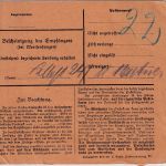 Bayern - 2x75 Pfg. Ludwig/Volksstaat Nachnahme-Paketkarte Dillingen - Fürth 1919