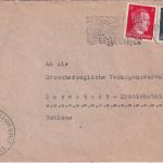 DR - Tegernsee 24.3.45 Brief n. Darmstadt Überroller US-Zensur 11196
