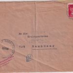 DR - Stuttgart 9 17.4.45 Brief n. Backnang Überroller US-Zensur 15706