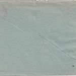 DR - Schwenningen 22.3.45 12 Pfg. AFS "Bürk Uhren" Brief Überroller US-Zensur