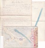 DR - 2x40+12 Pfg. AH Eil-Einschreibebrief/Fremdarbeiter n. BELGIEN Freital 1943