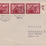 DR - 3x8 Pfg. Kameradschaftsblock/Reichspost Brief Franzensbad - Leipzig 1941
