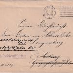 DR - Berlin C2 1915 Reichsdienstsache (Auswärtiges Amt) Brief n. Coburg Nachsdg.