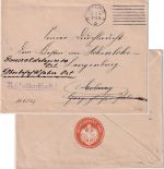 DR - Berlin C2 1915 Reichsdienstsache (Auswärtiges Amt) Brief n. Coburg Nachsdg.