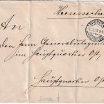DR - Dresden 1915 Heeressache (Adjudantur d. Prinzen Johann Georg) Brief