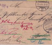 DR - Zempelburg 1901 Frei lt. Avers No.21 (Amtsgericht) Irrläufer n. Berlin