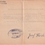 B&M - Prag Postsparkasse Zahlungsanweisung n. Unternalb 28.3.45 Überroller