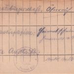 B&M - Prag Postsparkasse Zahlungsanweisung n. Unternalb 28.3.45 Überroller