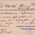DR - Berlin 1918 Frei lt. Avers No.21 (Kgl. Preuss. Porzellan-Manufaktur) Karte