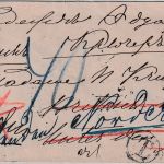 Russland - St. Petersburg 1876 unfrankierter Brief n. Berlin Weiterltg Norderney