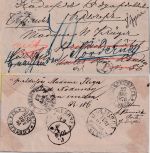Russland - St. Petersburg 1876 unfrankierter Brief n. Berlin Weiterltg Norderney