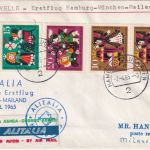 BRD - Alitalia Caravelle Erstflug Hamburg Mailand 2.4.65