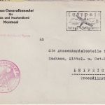 DR - Dt. Generalkonsulat Kanada u Neufundland Brief Berlin 1936 Frei d. Ablösung