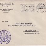 DR - Dt. Konsulat f. Nicaragua Brief/Frei d. Ablösung Berlin - Leipzig 1936