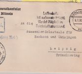 DR - Dt. Generalkonsulat Chicago Brief/Frei d. Ablösung Berlin - Leipzig 1936
