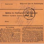 Bayern - 75 Pfg. Germania/Freistaat Paketkarte Bamberg 6 - Nürnberg 20. JAN 20