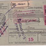 Bayern - 2x80 Pfg. Germania/Freistaat Paketkarte i.d. SCHWEIZ München 6 14.1.20