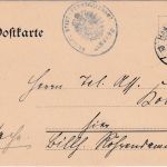 DR - Hamburg 13 1911 Postsache/Ortskarte Siegelstpl. Kais. Stadt-Fernsprechamt