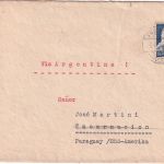 DR - 25 Pfg. Händel Brief n. PARAGUAY Frankfurt a.O. - Encarnacion 1935