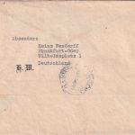 DR - 25 Pfg. Händel Brief n. PARAGUAY Frankfurt a.O. - Encarnacion 1935