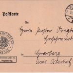 DR - Stade 1918 Frei d. Ablösung Nr.21 (Kgl. Pr. Regierung) Karte n. Grasberg