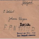 DR - Salmrohr ü. Wittlich Poststelle I Feldpostbrief an FpNr. 41141D Retour 1944
