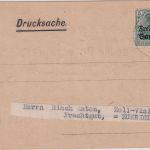 Bayern - 5 Pfg. Germania/Freistaat Drucksachenkarte i.d. SCHWEIZ Lindau 1920