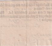 Bayern - Bamberg (Hochstift) teilgedr. Gebührenquittung Martinal-Beitrag 1790