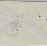 Niederl. Indien - KLM Postjager Luftpostbrief Batavia Amsterdam 3.1./5.1.34