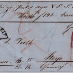 Bayern/Österreich - Marktbreit 4/2 HKS Franco-Paketbegleitbrief n. Steyr 1856