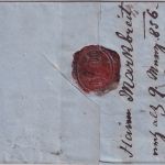 Bayern/Österreich - Marktbreit 4/2 HKS Franco-Paketbegleitbrief n. Steyr 1856