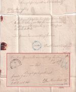 Bayern - Dietramszell 23/10 HKS Geldsendung/Fahrpost Linden - München 1865