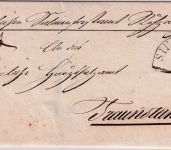 Bayern - Siegsdorf 1/2 HKS portofreier Paketbegleitbrief (Dienstsache) 1861