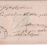 Bayern - Berchtesgaden 27/8 HKS Portobrief n. Meiningen ca. 1860