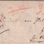 Bayern/Hannover - Kissingen 16/7 HKS Portobrief n Hörne - Transit über Th&T 1857