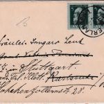 Bayern - 2x5 Pfg. Luitpold Brief München - Karlsruhe 1913 Nachsendung Stuttgart
