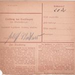 Bayern - Weiden 1917 unfrank. Nachnhame-Paketkarte n. Steinbach/Mitterskirchen