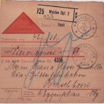 Bayern - Weiden1916 unfrank. Nachnahme-Paketkarte n. Hirschhorn b. Eggenfelden