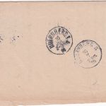 Bayern - Altdorf 1896 Post-Zustellurkunde n. Nürnberg - innen 20 Pfg. Wappen