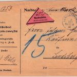 Bayern - Landsberg 1914 unfrank. Orts-Nachnahmebrief - nachporto