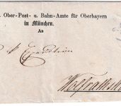 Bayern - München Wolfratshausen 1872 Postsache (Inventarüberprüfung) Inhalt !!