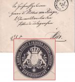 Bayern - München 32 1904 Ortsbrief Kgl. Dienstsache/Hofmarschallamt Prinz Ludwig
