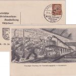 DR - Düsseldorf Rheinische Briefmarken-Ausst. 3 Pfg. Privatganzsache SST 1936
