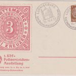 DR - Ludwigsburg 1. KdF-Postwertzeichen-Ausstellung 3 Pfg. Privat-GA SST 1939