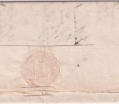 Bayern - Lauf 22/1 Fingerhut-K1 Charge-Francobrief n. Nürnberg 1835